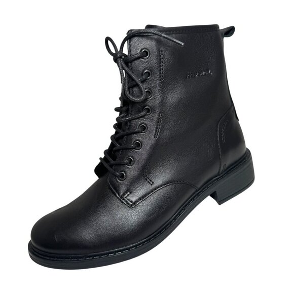Josef Seibel Selena 06 Bootie Lace Up Combat Boot Black  Size EU 39 US 8-8.5 NEW - Picture 1 of 5